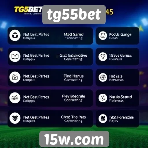 Características principais do site tg55bet